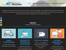 Tablet Screenshot of centrosdeplanchado.com
